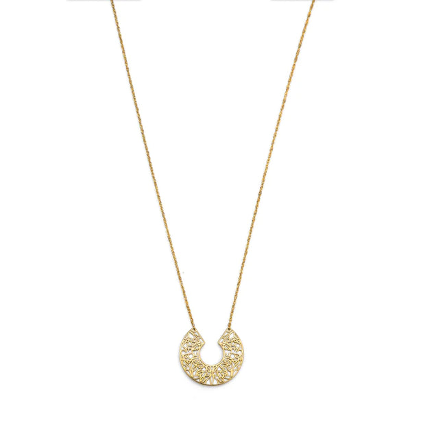 18K gold plated stainless steel necklace