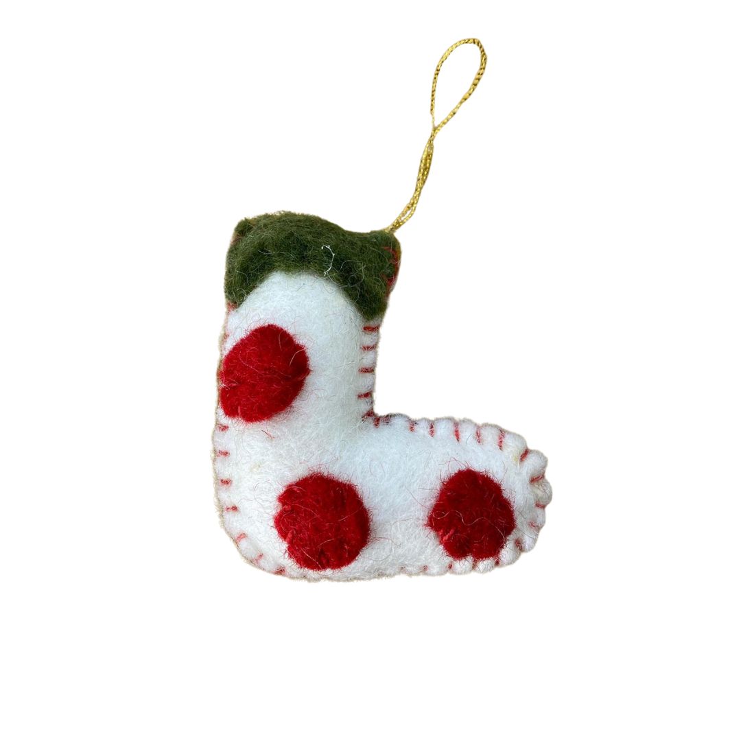 Handmade Felt Ornament Stocking