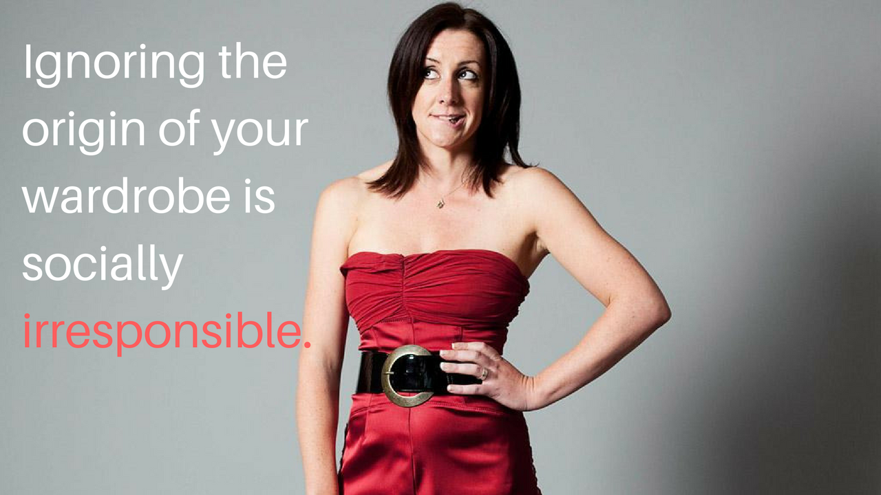 Lucy Siegle is a fashion insider that's here to help us air out some dirty laundry.