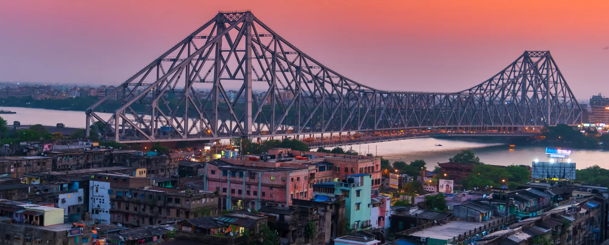 skyline view of Kolkata reposted by Made for Freedom