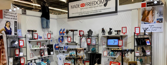 Made for Freedom displayed in a physical store 