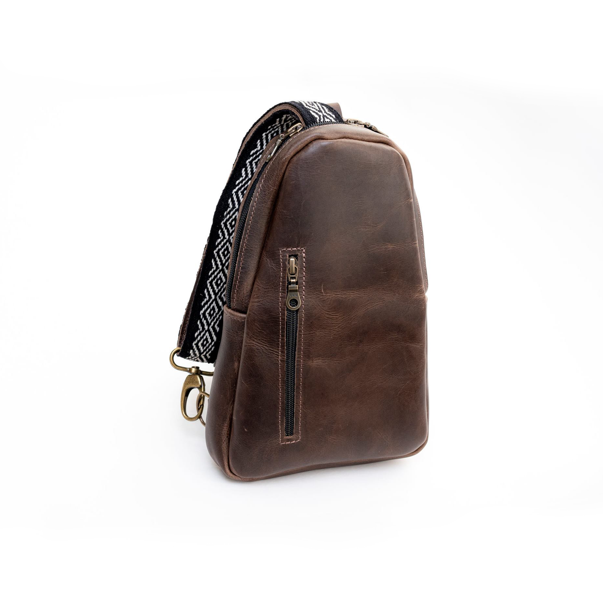 Sling Crossbody Backpack in Mocha