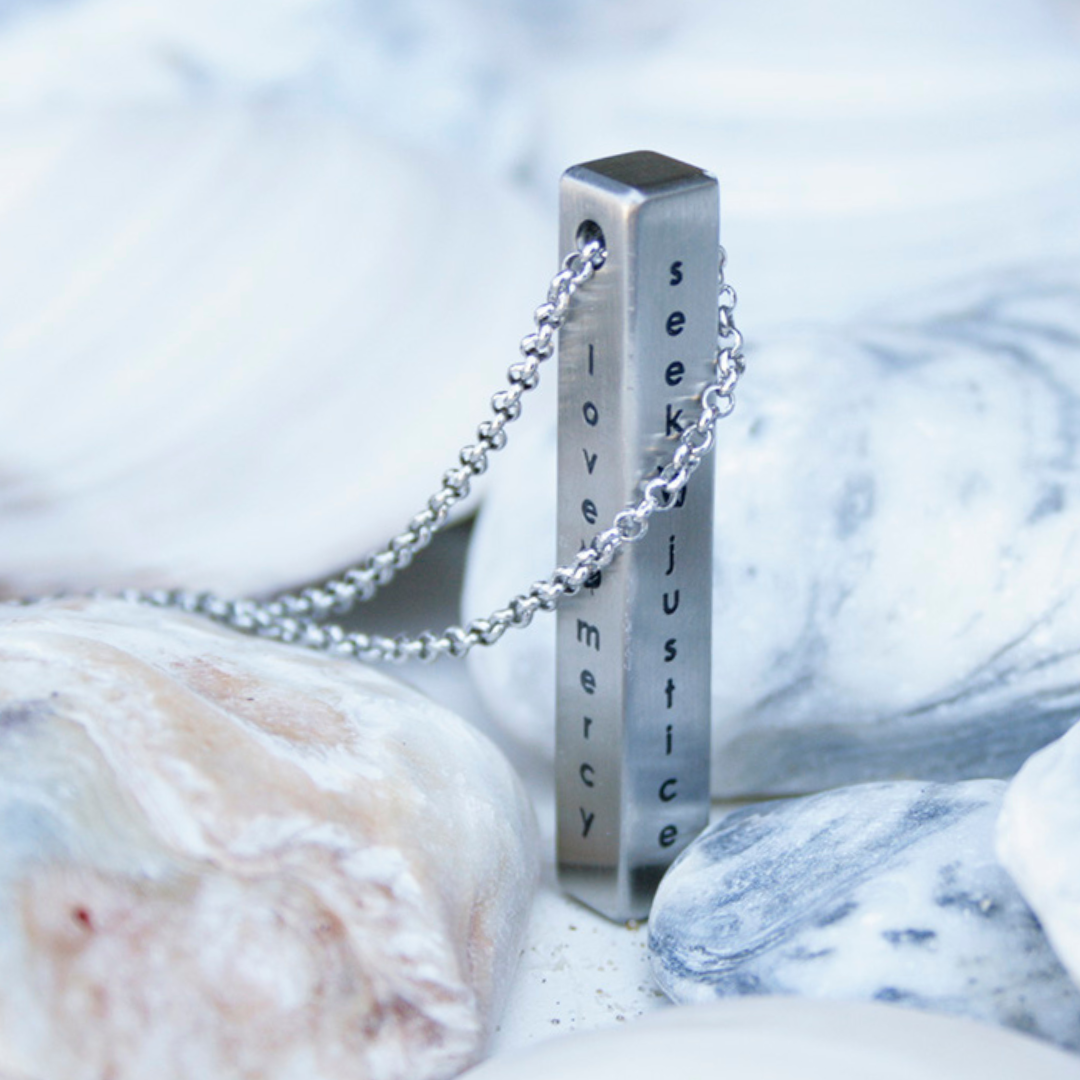 Two Seek Justice Necklaces