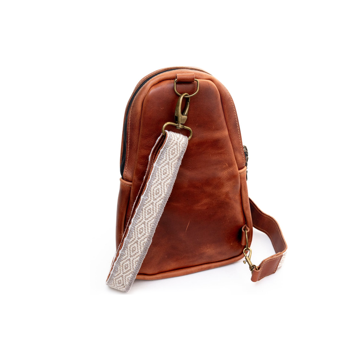 Crossbody Sling Backpack in Cinnamon