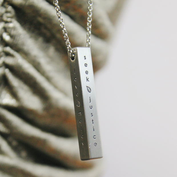 Three Seek Justice Necklaces