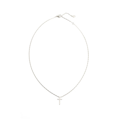 Great Courage Engraved Women's Cross Necklace