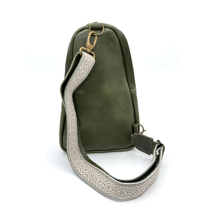 Sling Crossbody Backpack in Sage