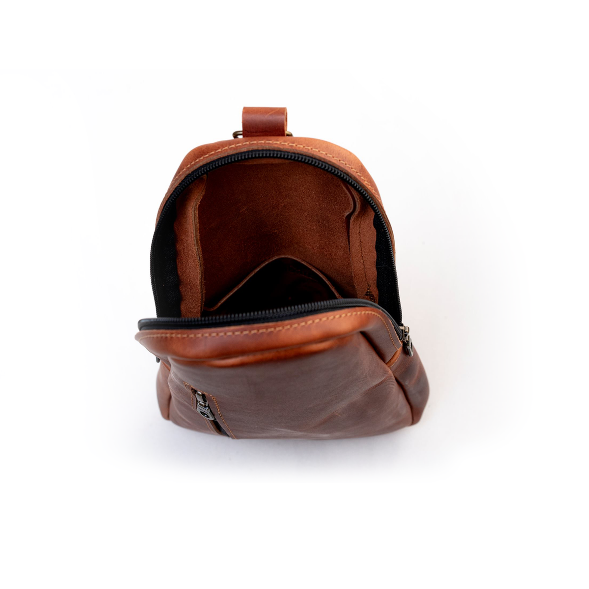 Crossbody Sling Backpack in Cinnamon