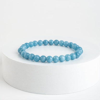 Audacious Aquamarine Beads Bracelet