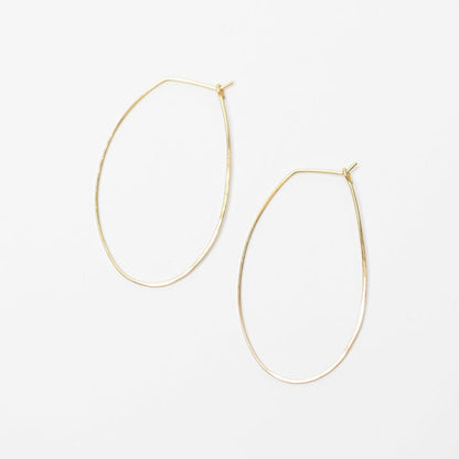 brass hoop earrings