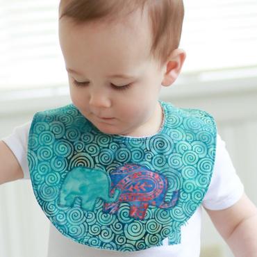elephant baby bib