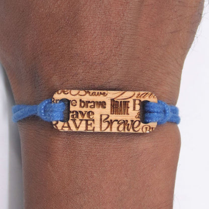 Bamboo Adjustable Bracelets - Blue
