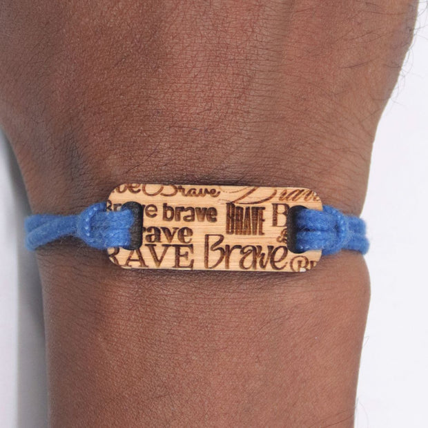 Bamboo Adjustable Bracelets - Blue Collection