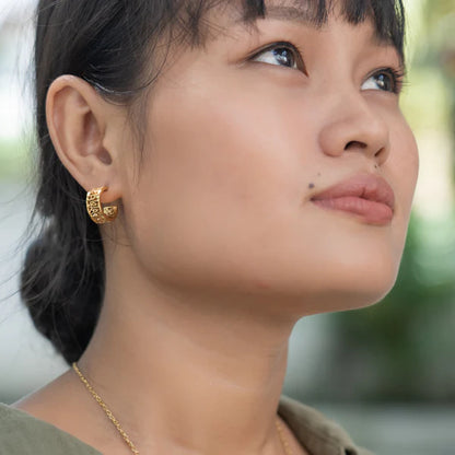 Brave Mini Hoop Earrings