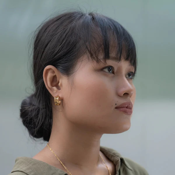 Brave Mini Hoop Earrings