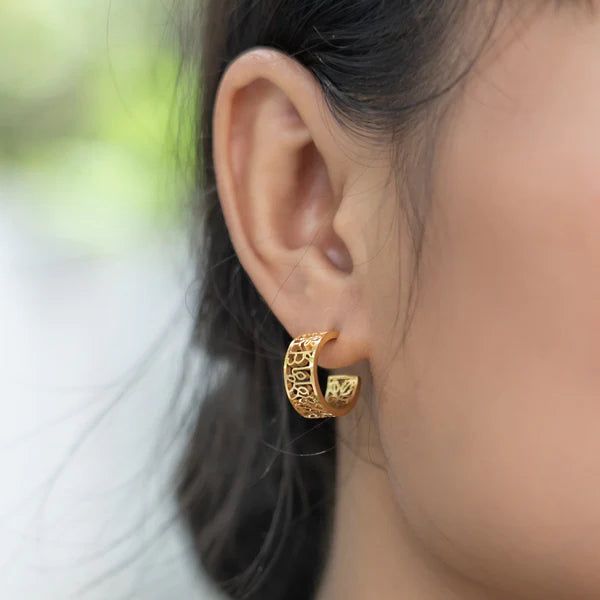 Brave Mini Hoop Earrings