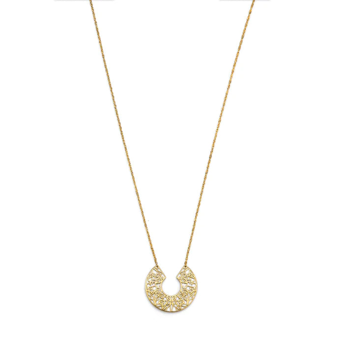 18K gold plated stainless steel necklace