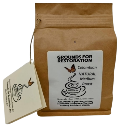 Colombian Natural Medium Roast Coffee Beans, 12oz