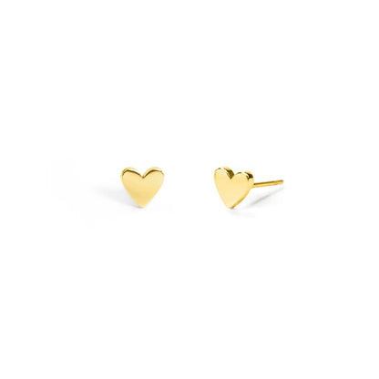 Committed Heart Stud Earrings