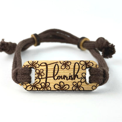Bamboo Adjustable Bracelets - flourish 