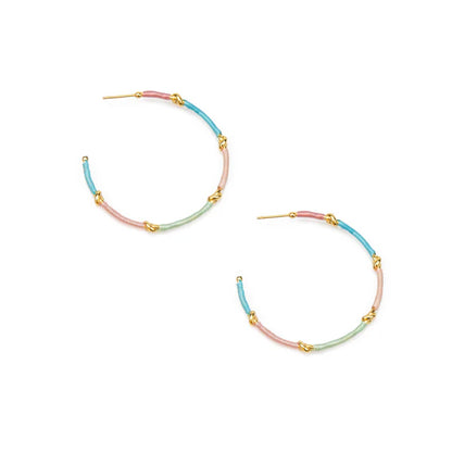 Freedom Knots Wrapped Hoop Earrings – 18K Gold-Plated