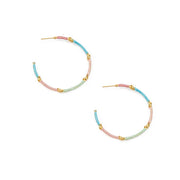 Freedom Knots Wrapped Hoop Earrings – 18K Gold-Plated