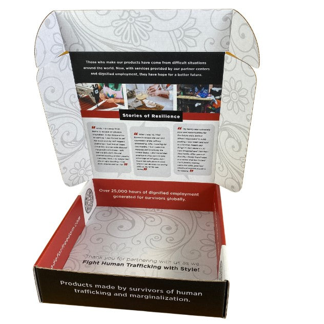 Made for Freedom gift box with tissue