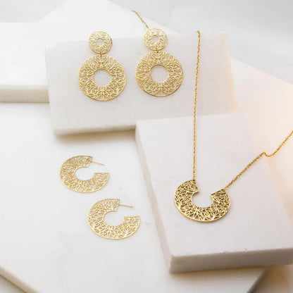 I Am Brave 18K gold-plated stainless steel collection