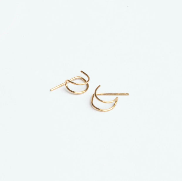Journey of Hope Huggie Earrings