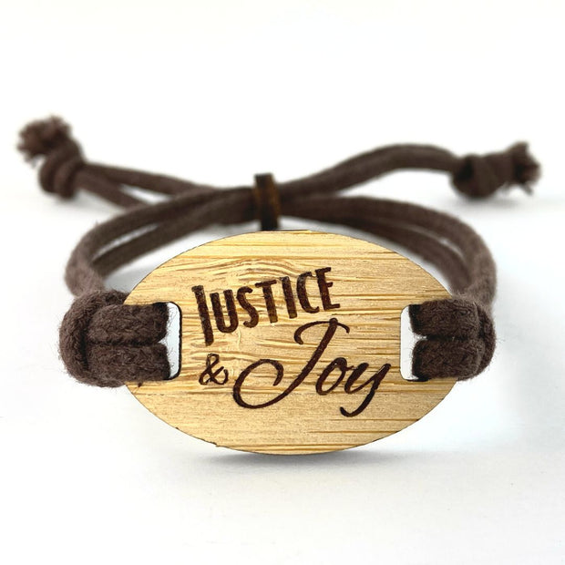 Bamboo Adjustable Bracelets - justice and joy 