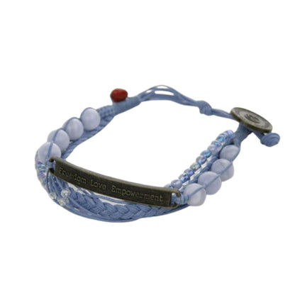 Kyal Beaded Bracelet Denim