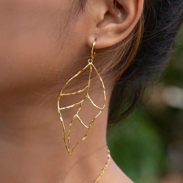 Learning Leaf Earrings