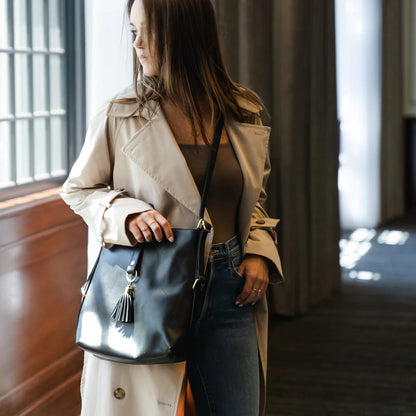 Mini Leather Slingback Bag