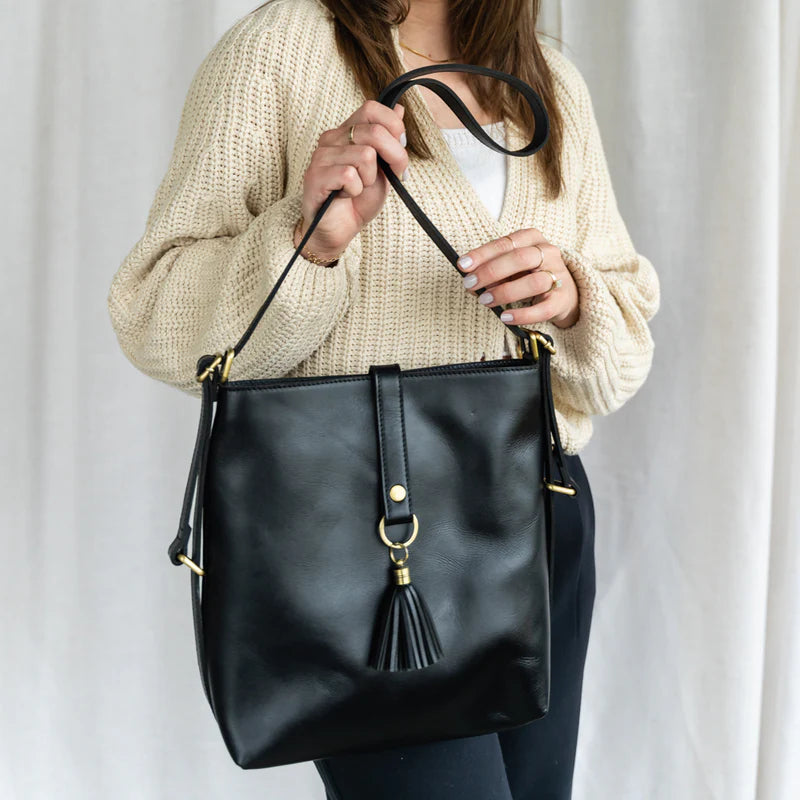 Mini Leather Slingback Bag