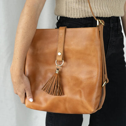 Mini Leather Slingback Bag