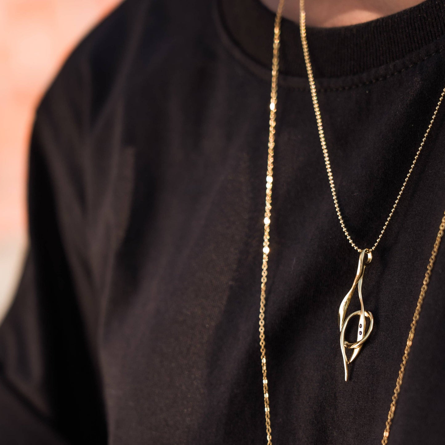 Music and Dance Pendant Necklace