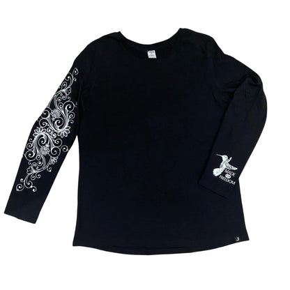 Organic Cotton Freedom Scroll Inverse Ladies Tee