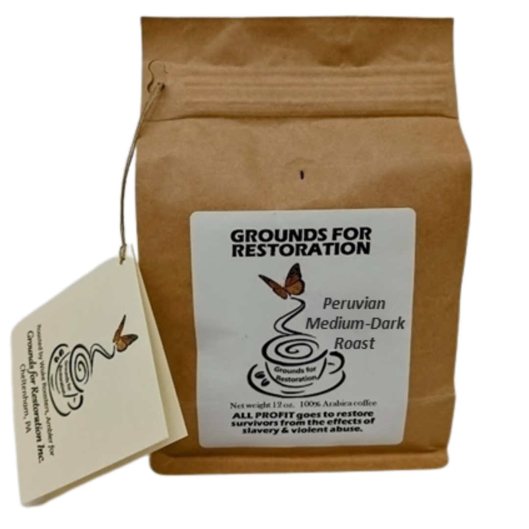Peruvian Medium-Dark Roast Coffee Beans, 12oz