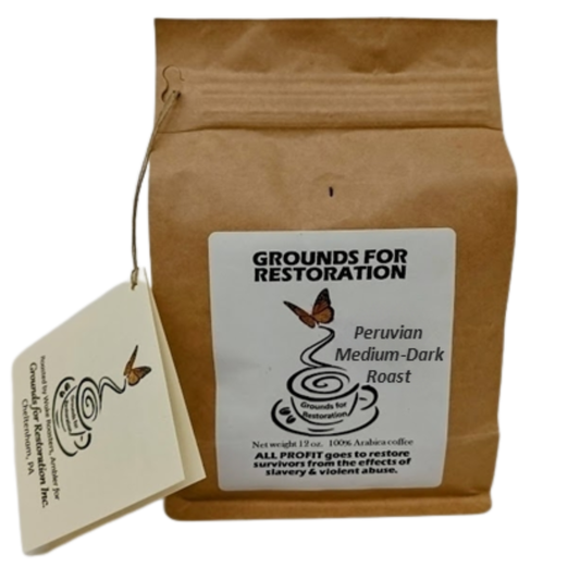 Peruvian Medium-Dark Roast Coffee Beans, 12oz