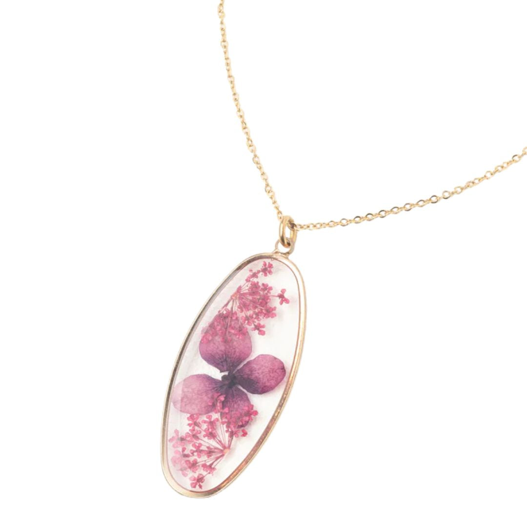 Petite Purple Explosion Necklace
