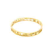 Restoring Justice Bangle 18K gold-plated stainless steel