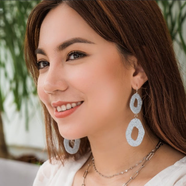 Stone Hook Earrings