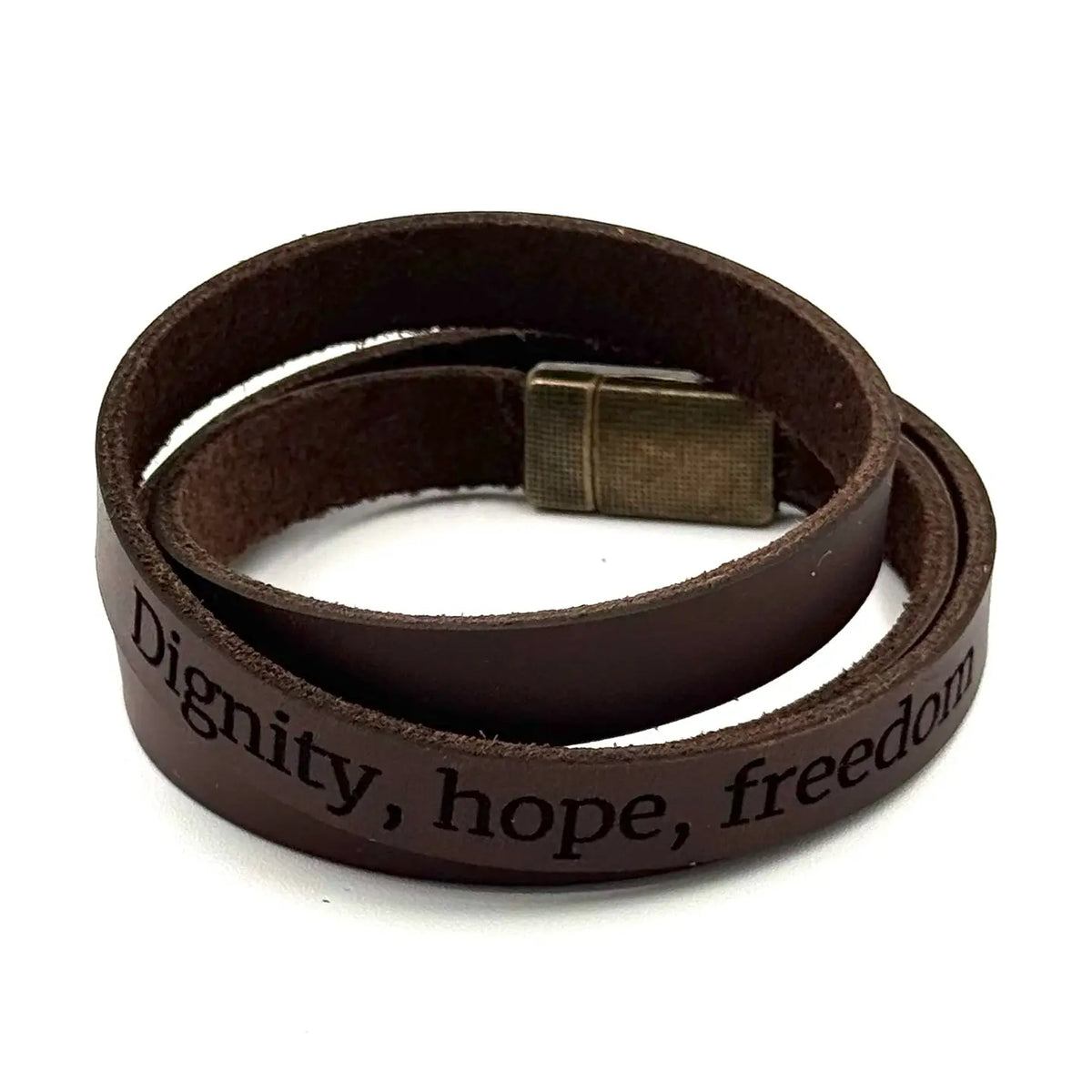Dignity, Hope, & Freedom Wrap Bracelet
