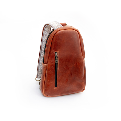 Crossbody Sling Backpack in Cinnamon