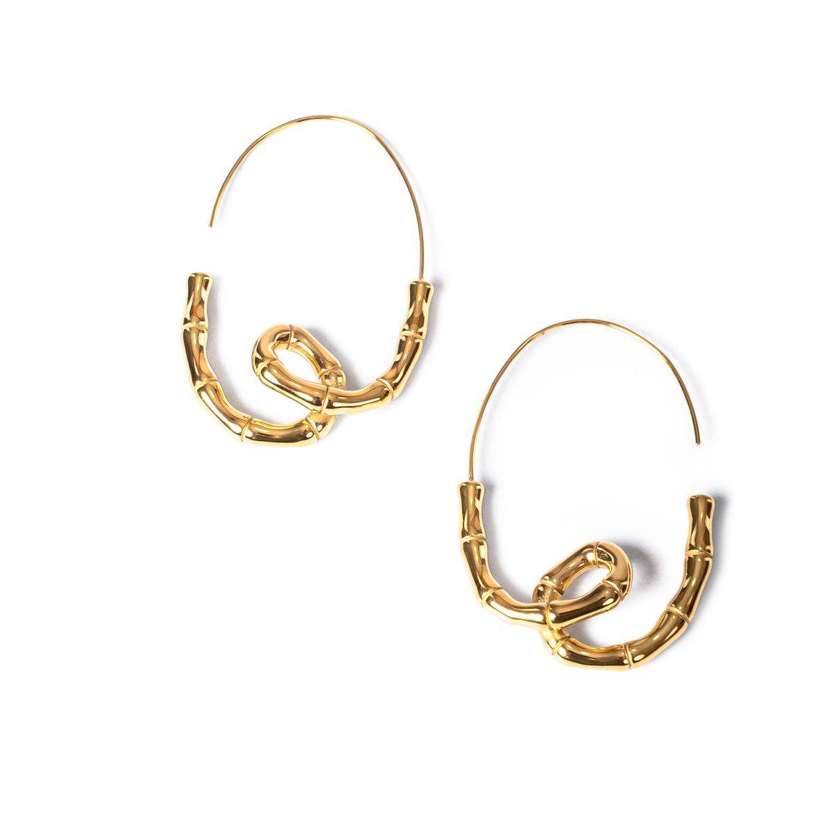 Resilient Bamboo Threader Earrings