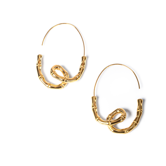 Resilient Bamboo Threader Earrings
