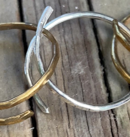 Hand-Hammered Wrap Ring