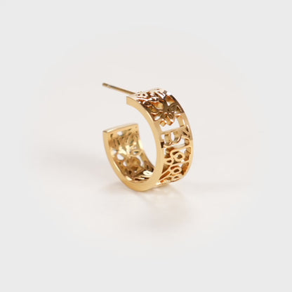 Brave Mini Hoop Earrings