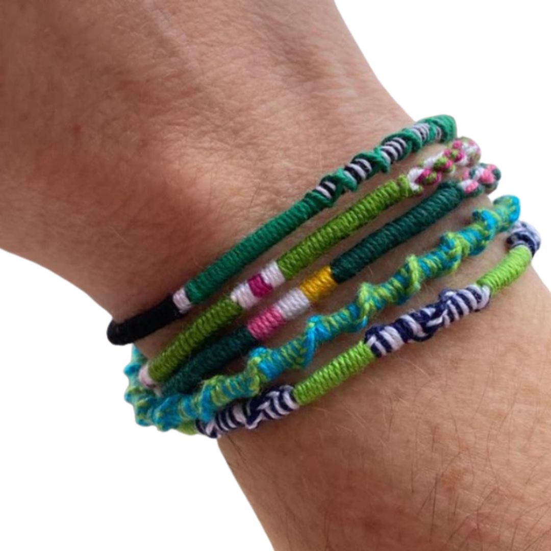 DIY Scrappy Braided Fabric Bracelet - Mixed Kreations