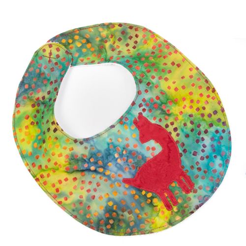 llama fiesta baby bib